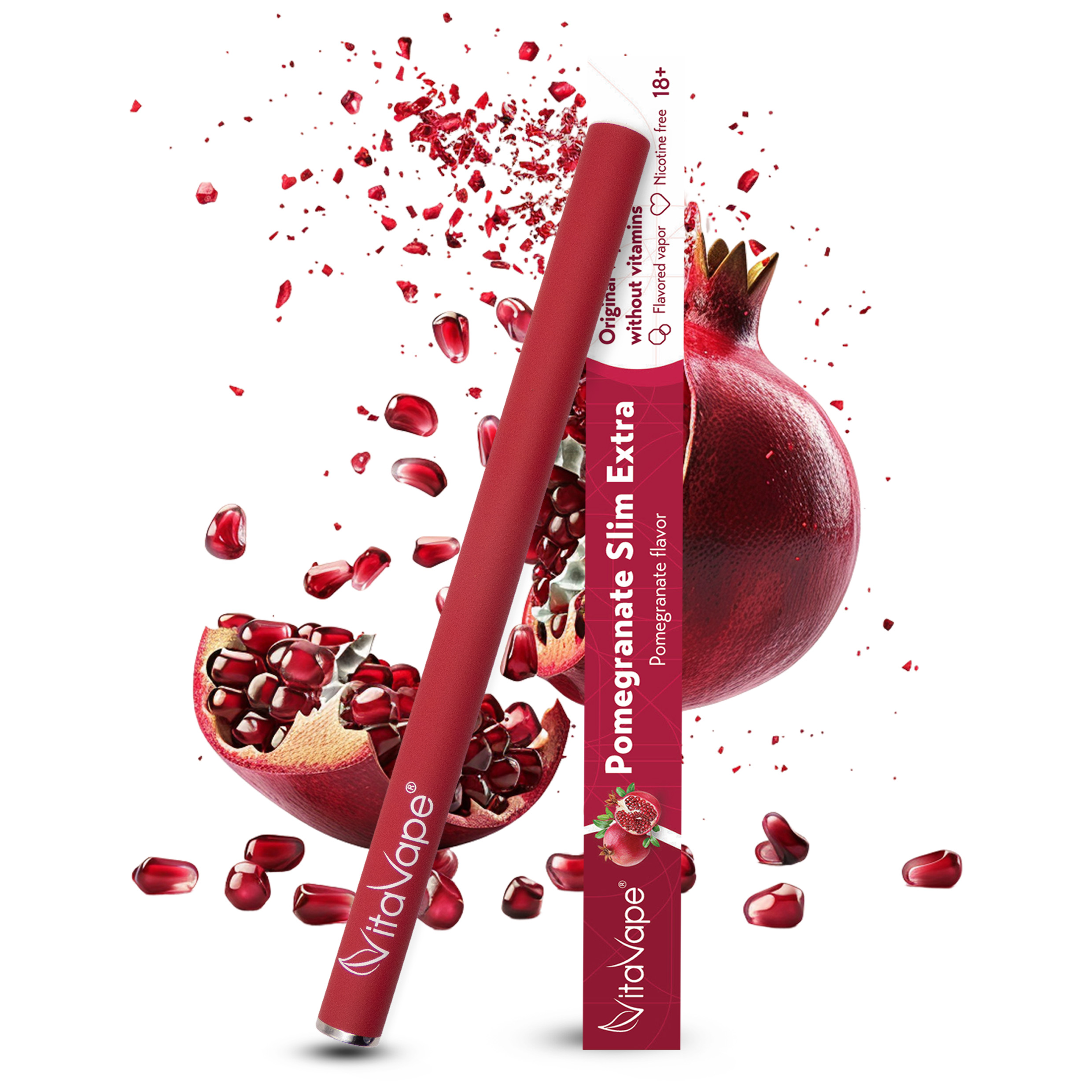 VitaVape jednorázová e-cigareta Pomegranate - 0mg