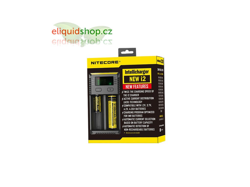 Nitecore I2 V2 nabíječka pro monočlánky