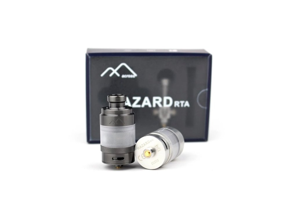 AcrossVape Hazard RTA atomizér Barva: Stříbrná