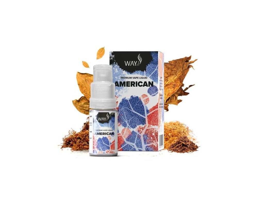 E-liquid Way To Vape American 10ml Obsah nikotinu: 18mg