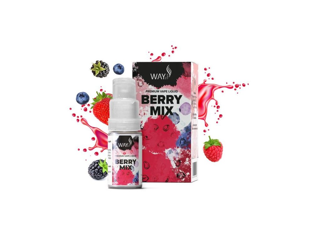 E-liquid Way To Vape Berry Mix 10ml Obsah nikotinu: 0mg