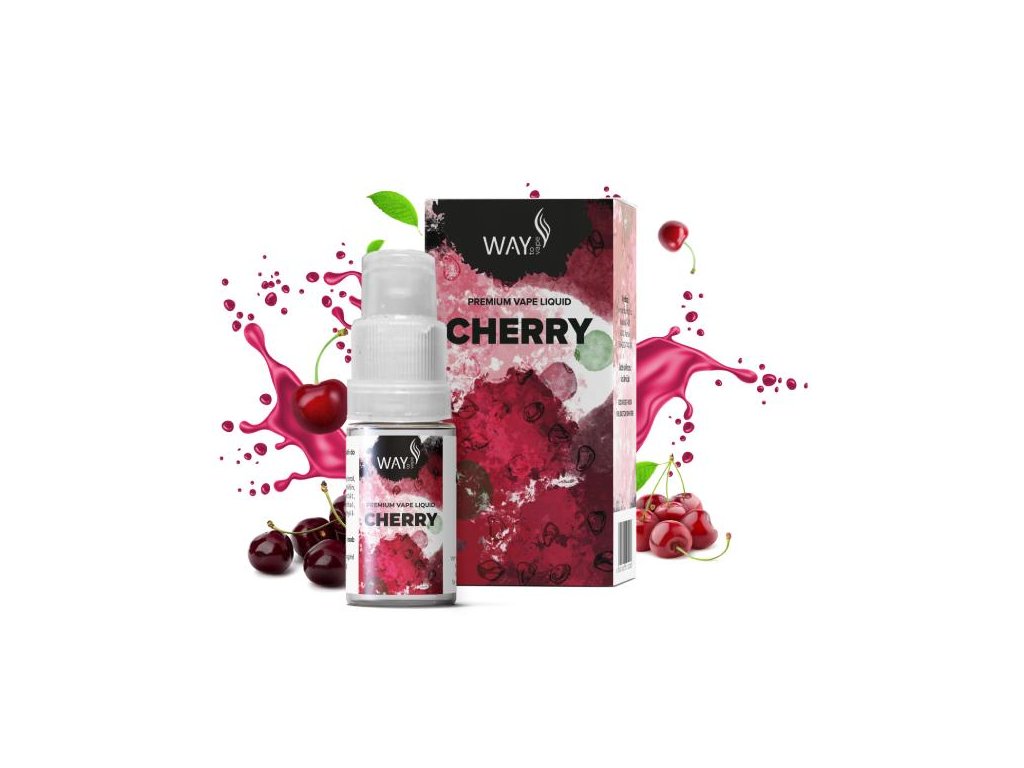 E-liquid Way To Vape Cherry 10ml Obsah nikotinu: 3mg
