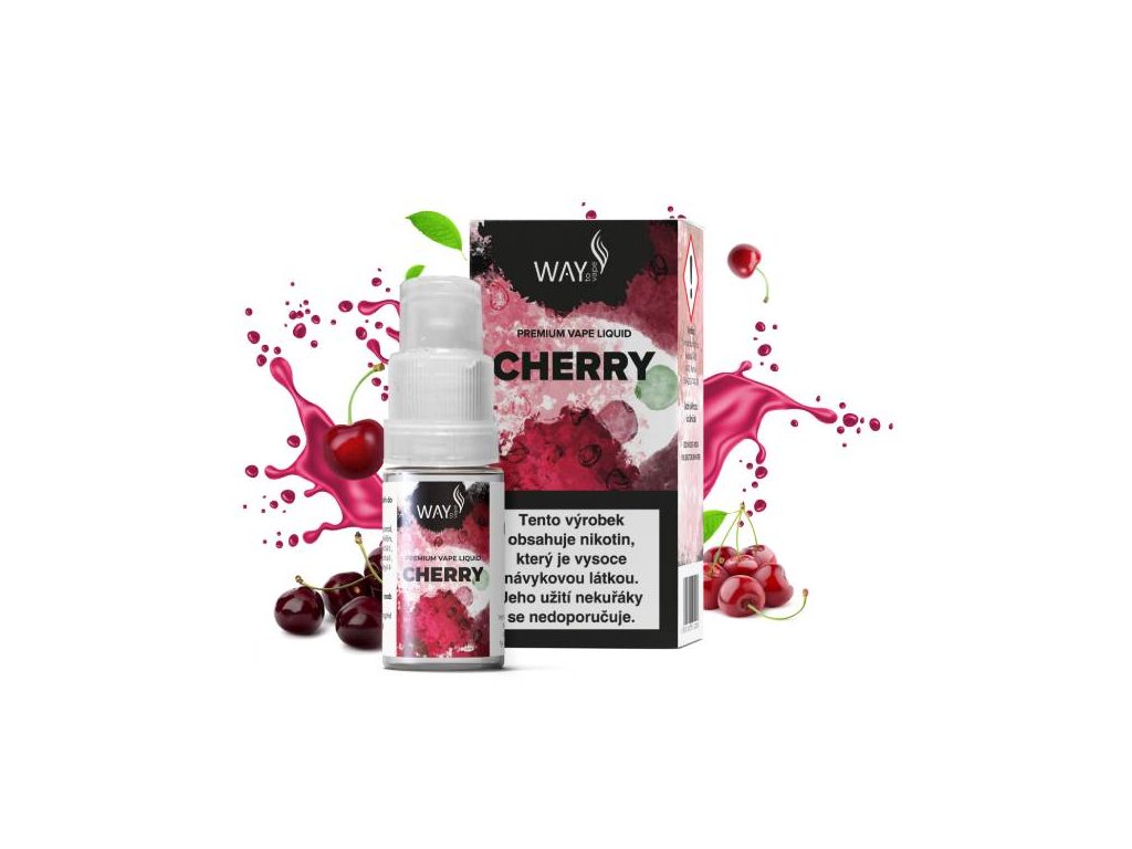 E-liquid Way To Vape Cherry 10ml Obsah nikotinu: 3mg