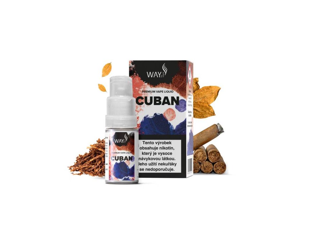 E-liquid Way To Vape Cuban 10ml Obsah nikotinu: 6mg