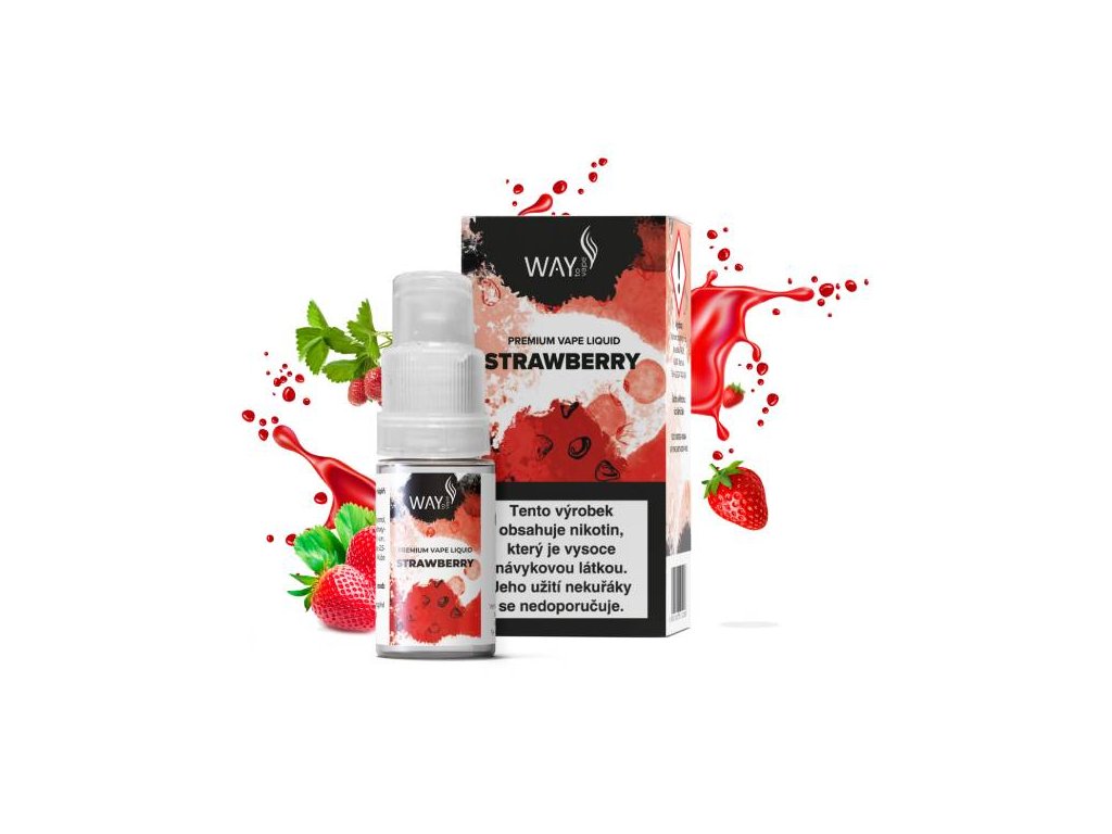 E-liquid Way To Vape Strawberry 10ml Obsah nikotinu: 0mg