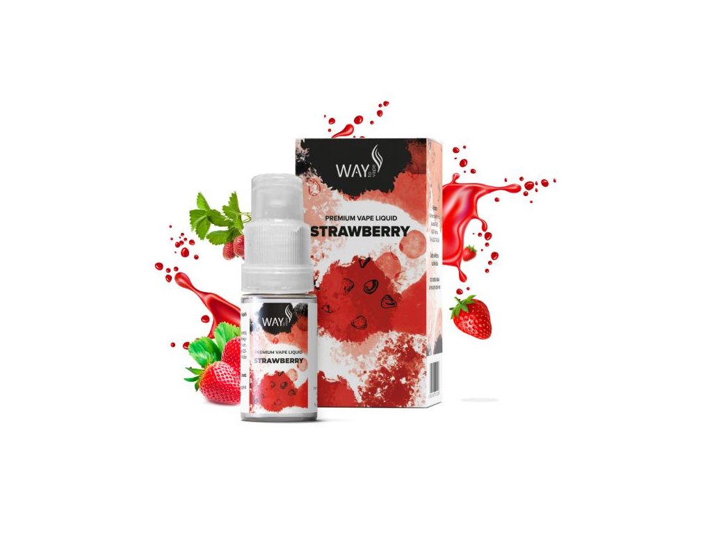 E-liquid Way To Vape Strawberry 10ml Obsah nikotinu: 3mg