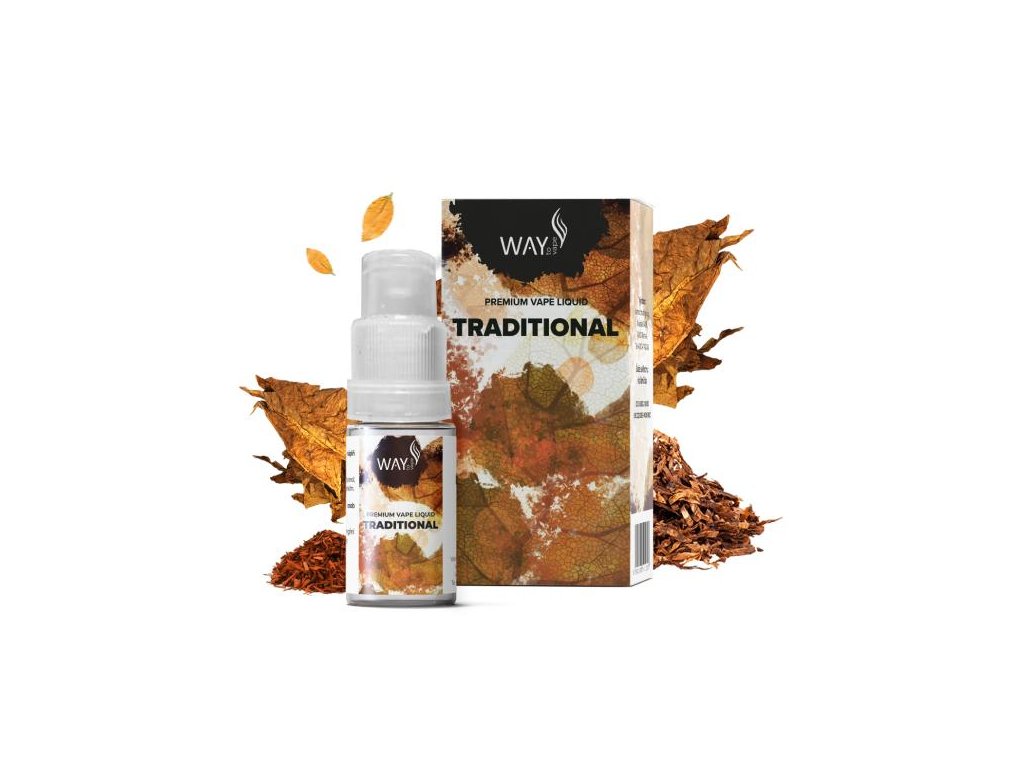 E-liquid Way To Vape Traditional 10ml Obsah nikotinu: 12mg