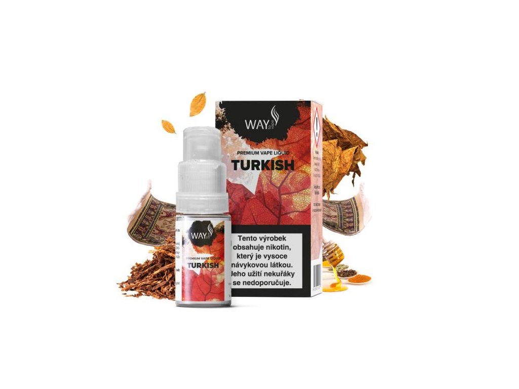 E-liquid Way To Vape Turkish 10ml Obsah nikotinu: 12mg