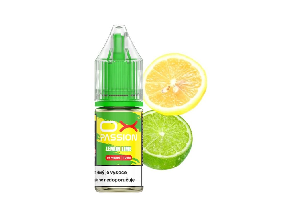 e-liquid OXVA OX Passion Lemon Lime 10ml Obsah nikotinu: 10mg