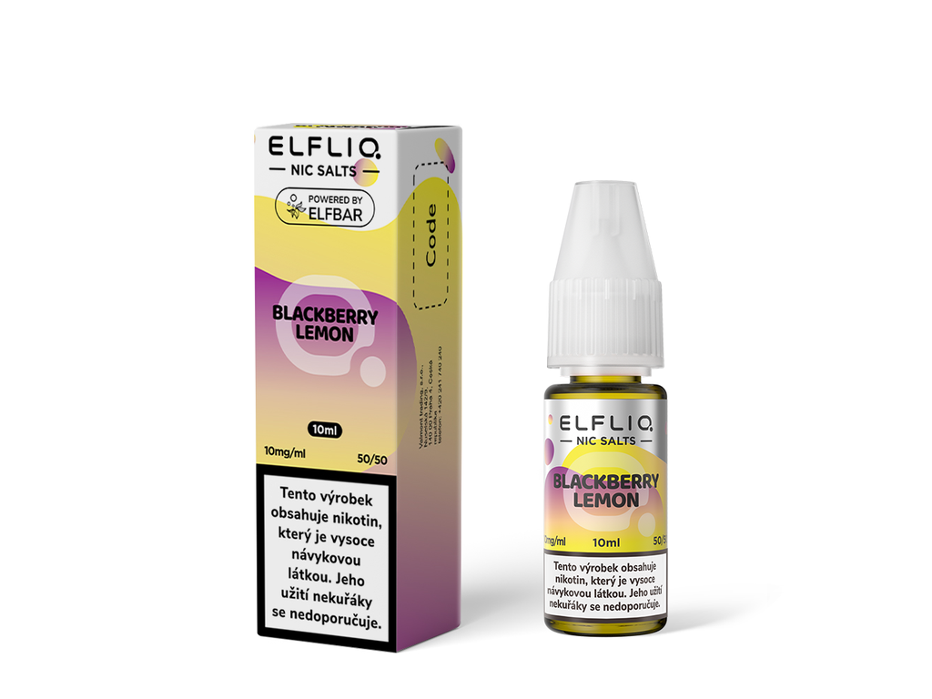 e-liquid ELF BAR ELFLIQ Blackberry Lemon 10ml Obsah nikotinu: 20mg - PR