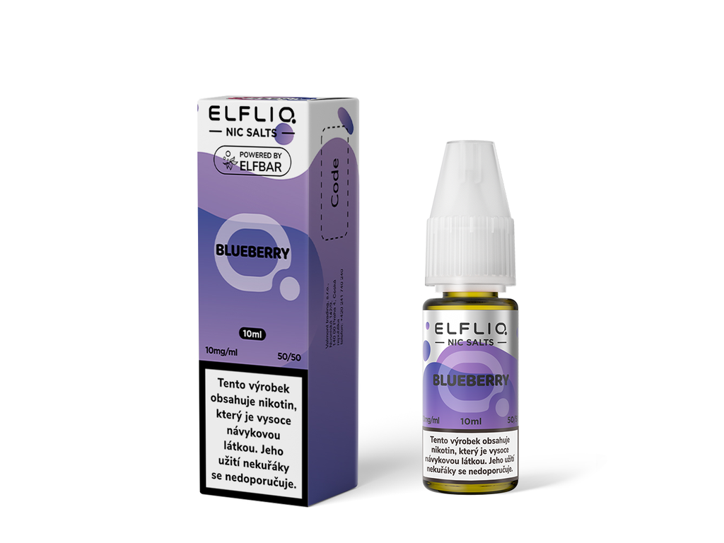 e-liquid ELF BAR ELFLIQ Blueberry 10ml Obsah nikotinu: 20mg - U