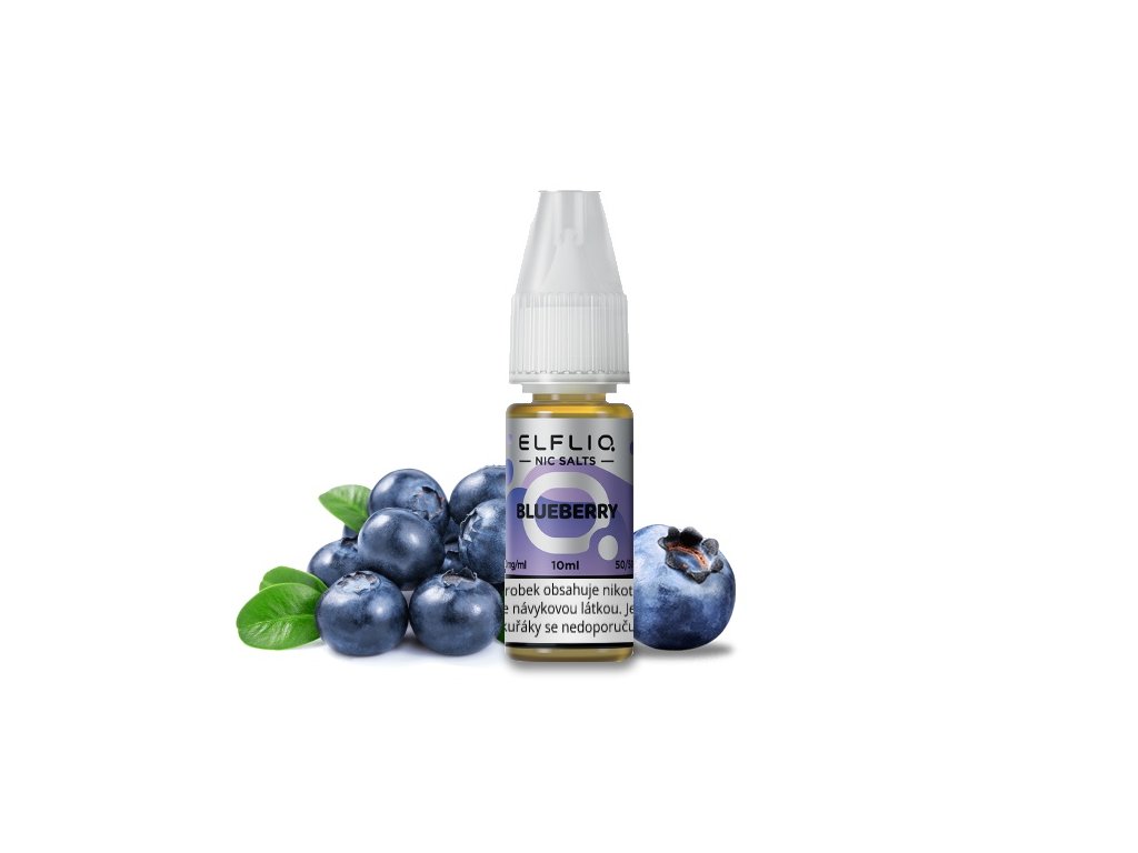 e-liquid ELF BAR ELFLIQ Blueberry 10ml Obsah nikotinu: 20mg - U