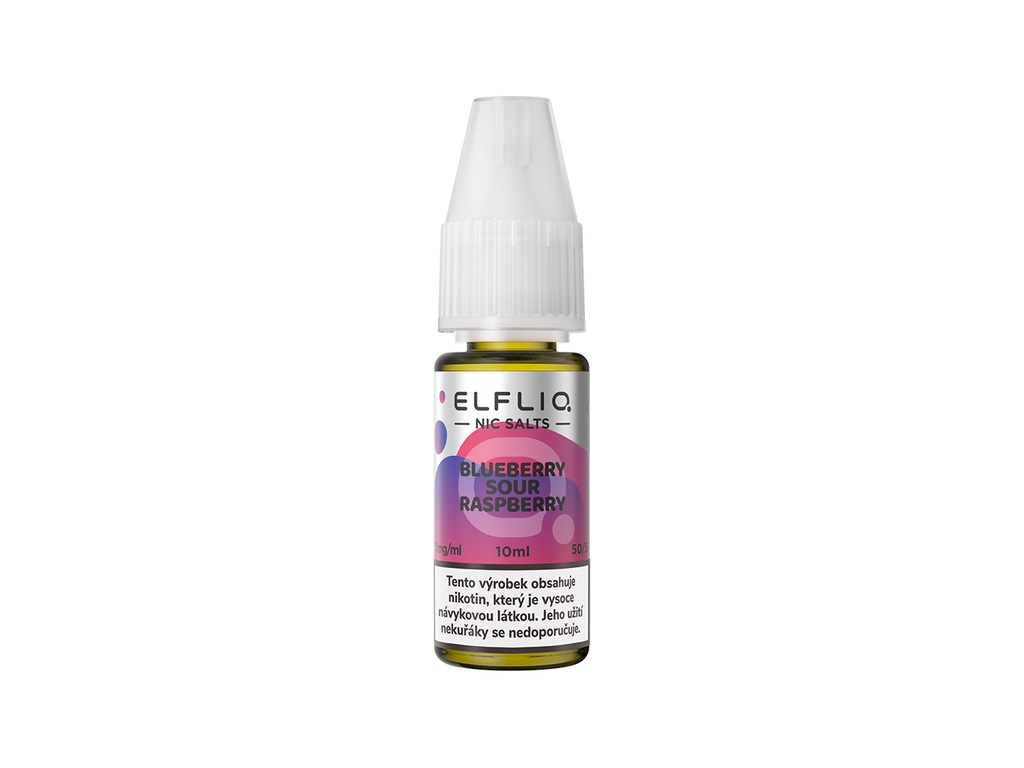 e-liquid ELF BAR ELFLIQ Blueberry Sour Raspberry 10ml Obsah nikotinu: 20mg - U