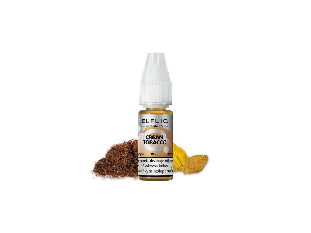 e-liquid ELF BAR ELFLIQ Cream Tobacco 10ml Obsah nikotinu: 20mg - PR
