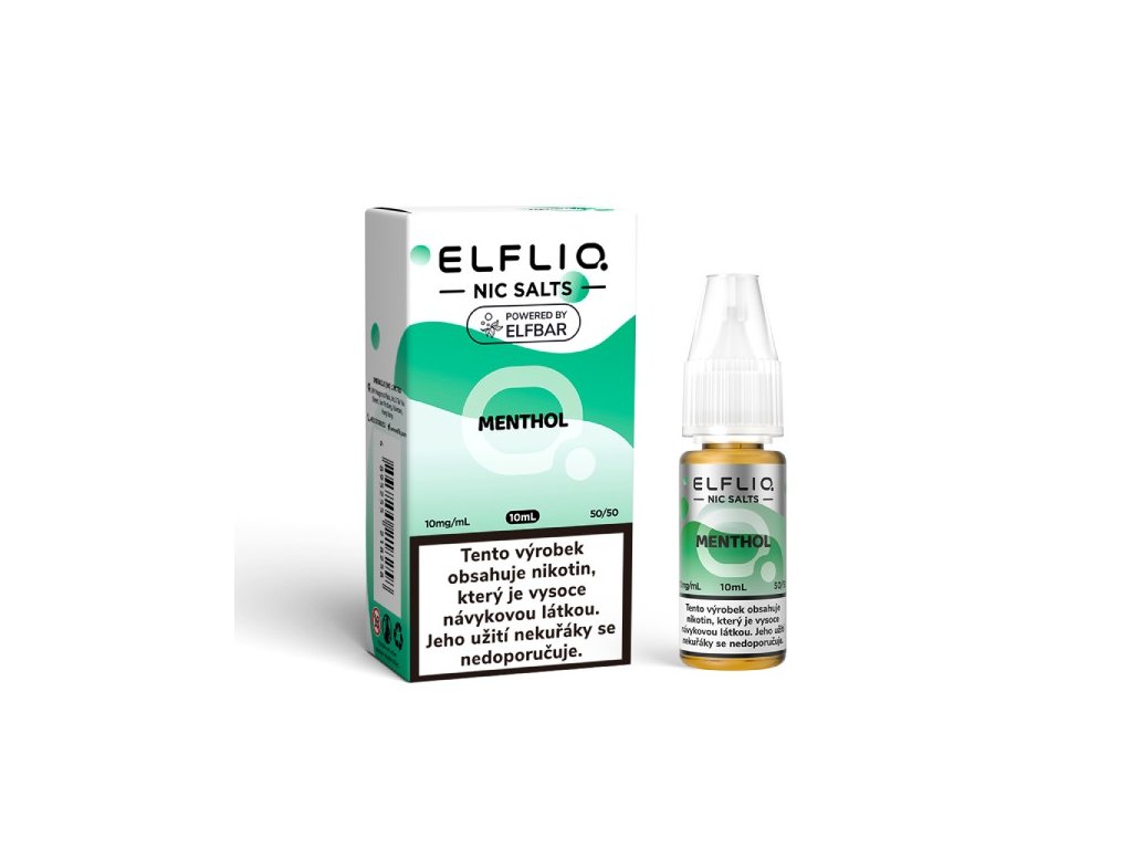 e-liquid ELF BAR ELFLIQ Menthol 10ml Obsah nikotinu: 10mg