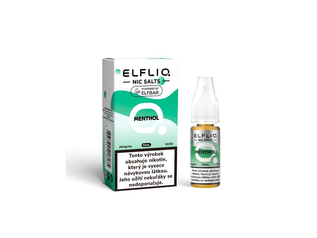e-liquid ELF BAR ELFLIQ Menthol 10ml Obsah nikotinu: 10mg