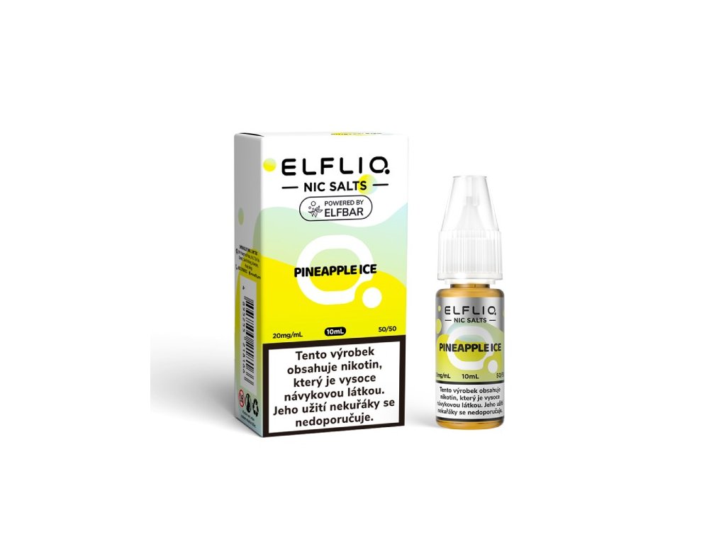 e-liquid ELF BAR ELFLIQ Pineapple Ice 10ml Obsah nikotinu: 10mg
