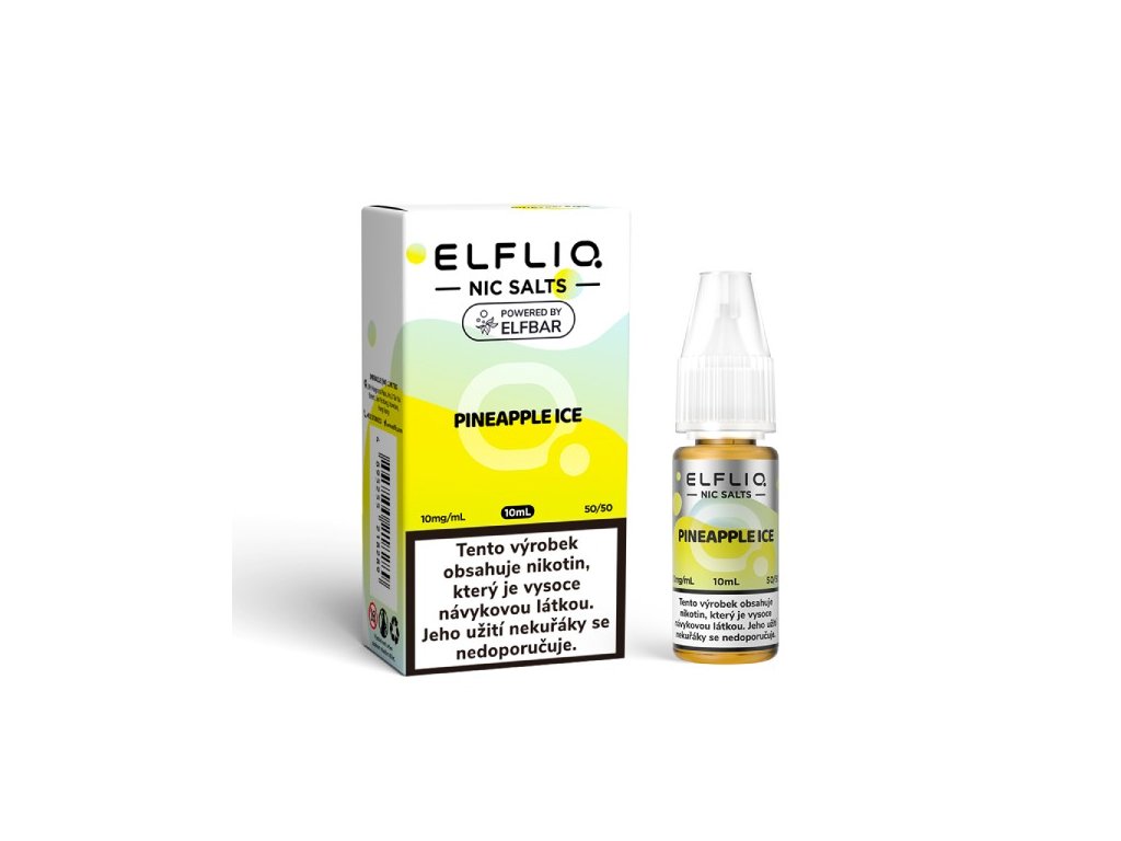 e-liquid ELF BAR ELFLIQ Pineapple Ice 10ml Obsah nikotinu: 20mg