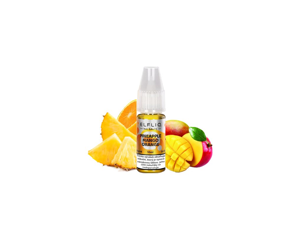 e-liquid ELF BAR ELFLIQ Pineapple Mango Orange 10ml Obsah nikotinu: 20mg - PR