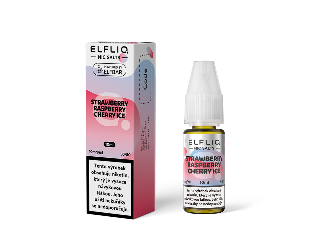 e-liquid ELF BAR ELFLIQ Strawberry Raspberry Cherry Ice 10ml Obsah nikotinu: 20mg - PR