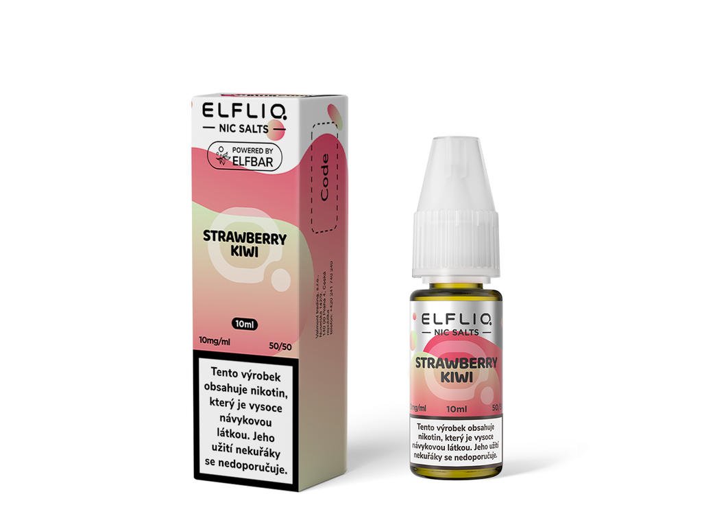 e-liquid ELF BAR ELFLIQ Strawberry Kiwi 10ml Obsah nikotinu: 20mg - U