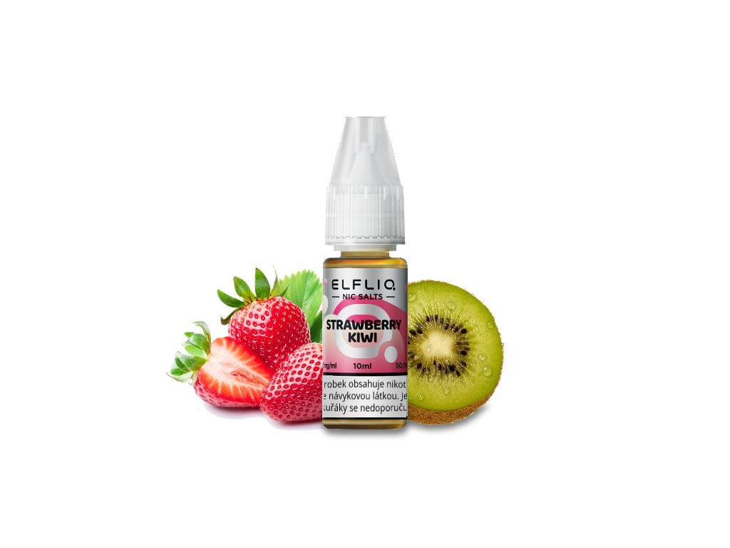 e-liquid ELF BAR ELFLIQ Strawberry Kiwi 10ml Obsah nikotinu: 20mg - U