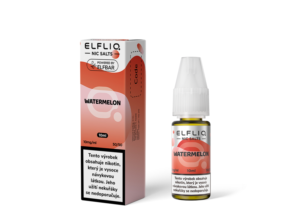 e-liquid ELF BAR ELFLIQ Watermelon 10ml Obsah nikotinu: 20mg - PR