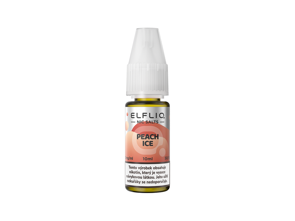 e-liquid ELF BAR ELFLIQ Peach Ice 10ml Obsah nikotinu: 20mg - PR