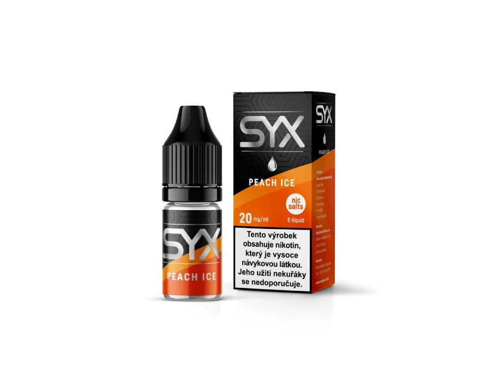 e-liquid SYX NS Peach 10ml Obsah nikotinu: 20mg