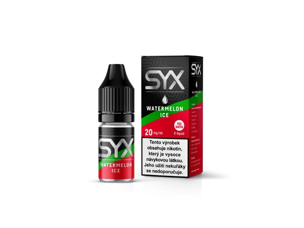 e-liquid SYX NS Watermelon 10ml Obsah nikotinu: 20mg
