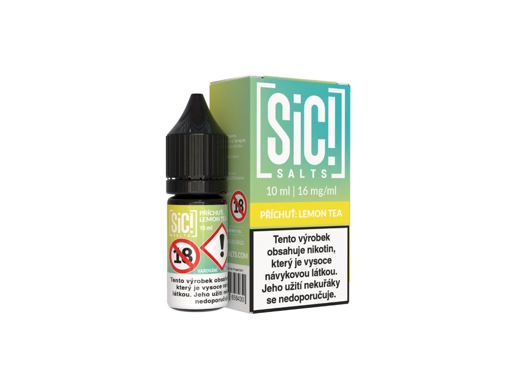 e-liquid Sic! Salts Lemon Tea 10ml Obsah nikotinu: 20mg