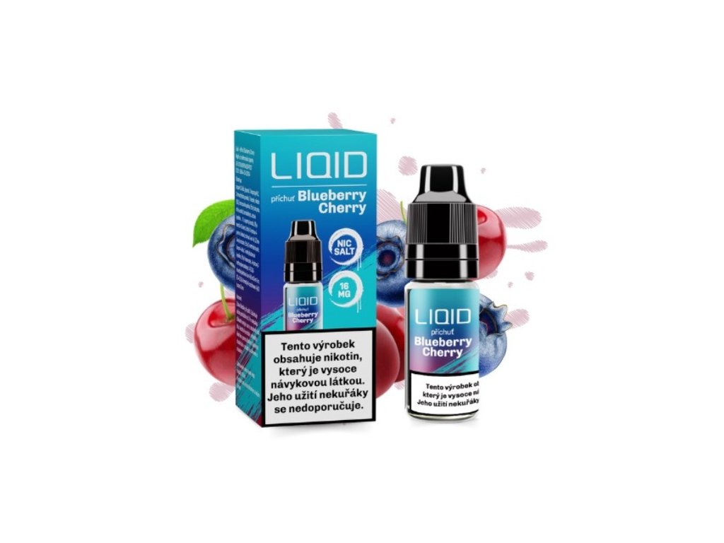 e-liquid LIO Liqid Salt Blueberry Cherry 10ml Obsah nikotinu: 16mg - R