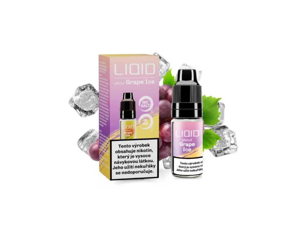 e-liquid LIO Liqid Salt Grape Ice 10ml Obsah nikotinu: 16mg - U
