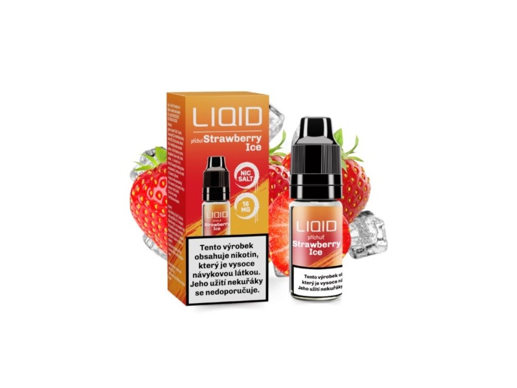 e-liquid LIO Liqid Salt Strawberry Ice 10ml Obsah nikotinu: 16mg - U