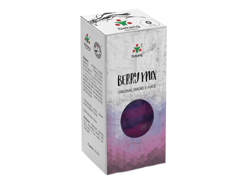 e-liquid Dekang Berry Mix (Lesní Plody) 10ml Obsah nikotinu: 16mg