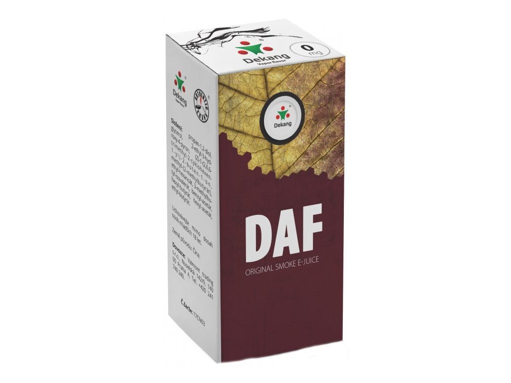 e-liquid Dekang DAF 10ml Obsah nikotinu: 3mg