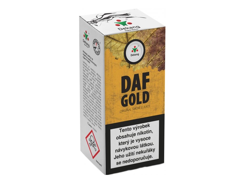 e-liquid Dekang DAF GOLD 10ml Obsah nikotinu: 18mg