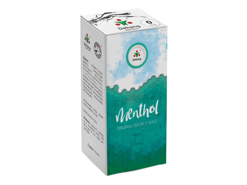 e-liquid Dekang Menthol (Mentol) 10ml Obsah nikotinu: 18mg