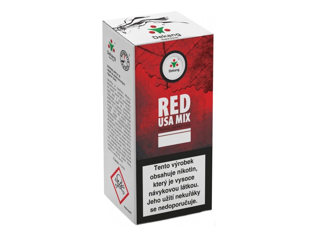 e-liquid Dekang RED USA MIX 10ml Obsah nikotinu: 6mg