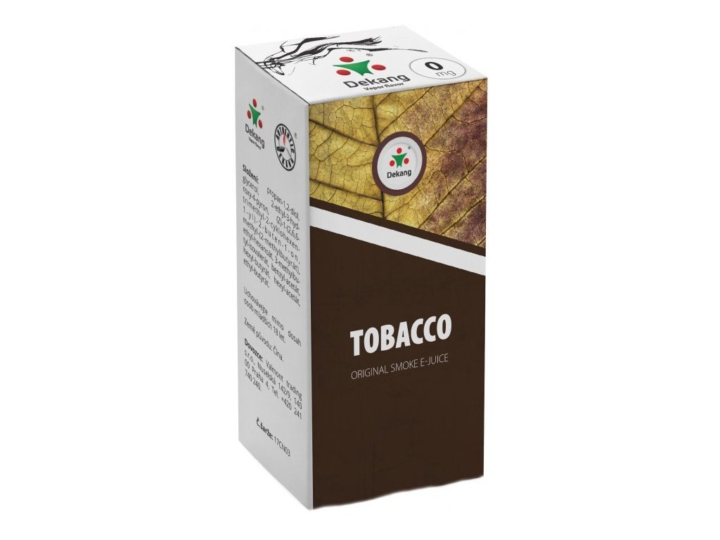 e-liquid Dekang TOBACCO 10ml Obsah nikotinu: 11mg