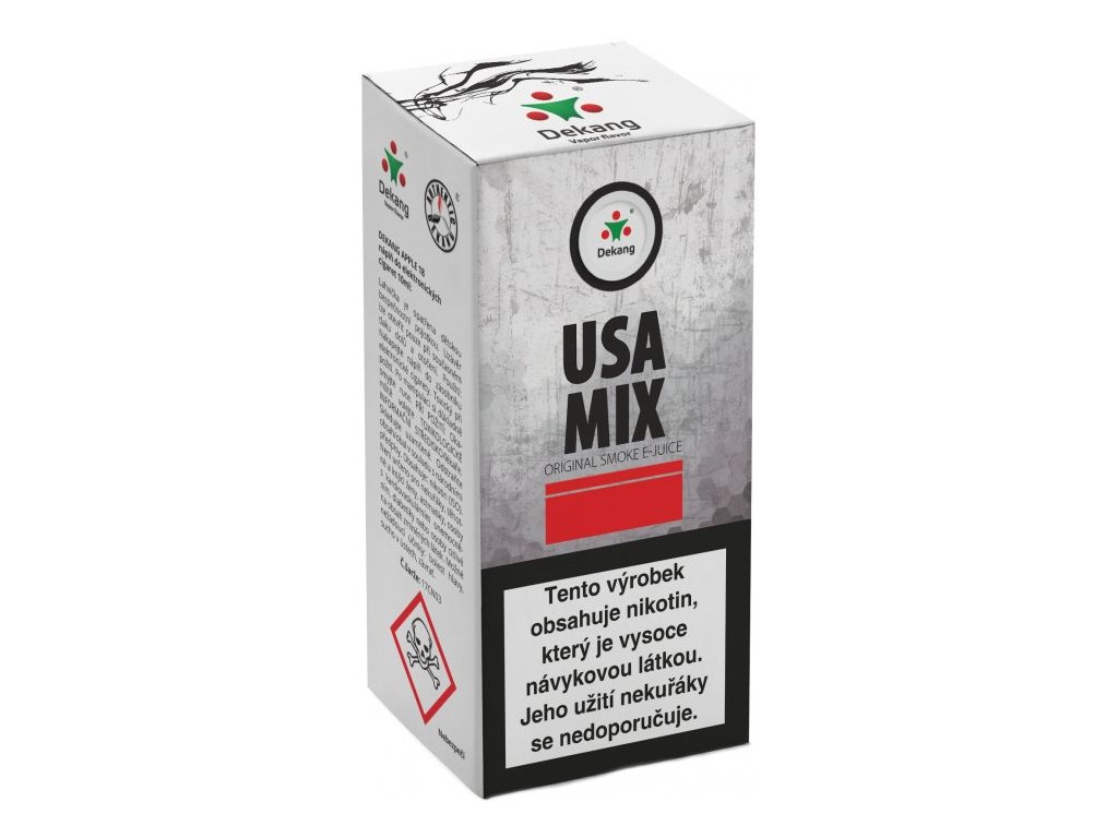 e-liquid Dekang USA MIX 10ml Obsah nikotinu: 3mg