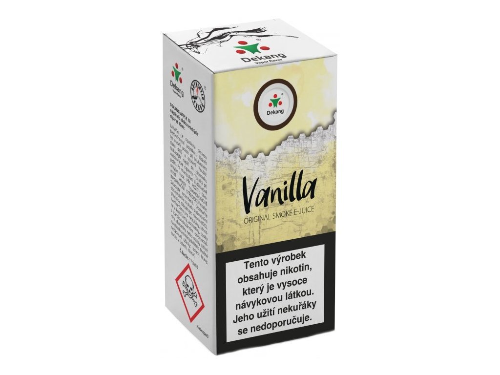 e-liquid Dekang Vanilla (Vanilka) 10ml Obsah nikotinu: 0mg