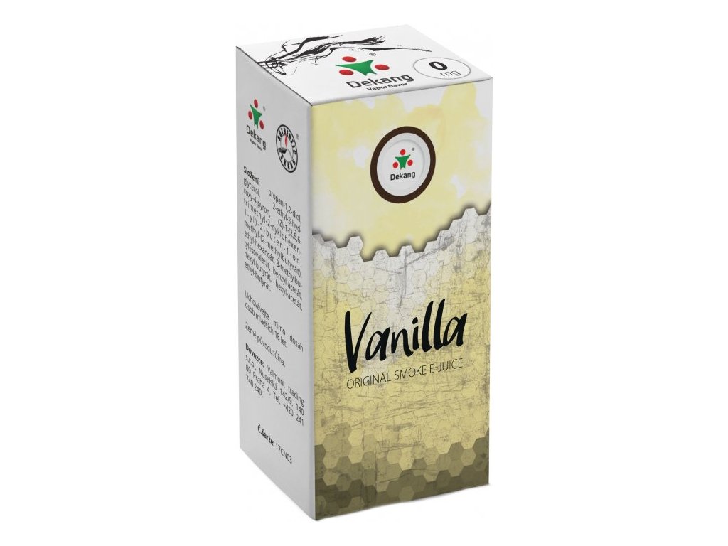 e-liquid Dekang Vanilla (Vanilka) 10ml Obsah nikotinu: 6mg