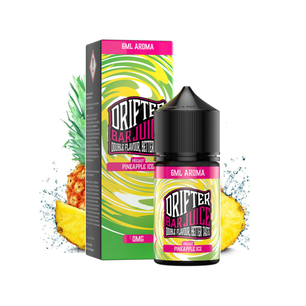 Příchuť Drifter Bar Juice S&V: Pineapple Ice (Ledový ananas) – 6,0ml
