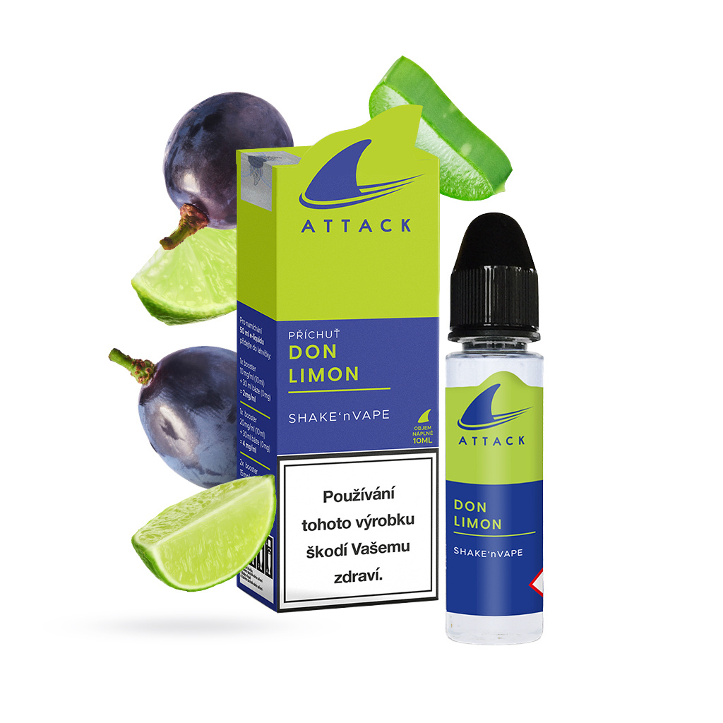 Příchuť Imperia Attack: Don Limon (Limetka, hrozny a agáve) – 10ml