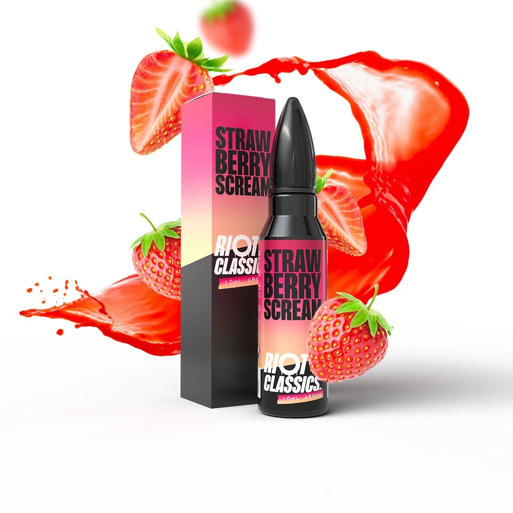 Příchuť Riot Squad S&V: Strawberry Scream (Jahodová limonáda) – 10ml