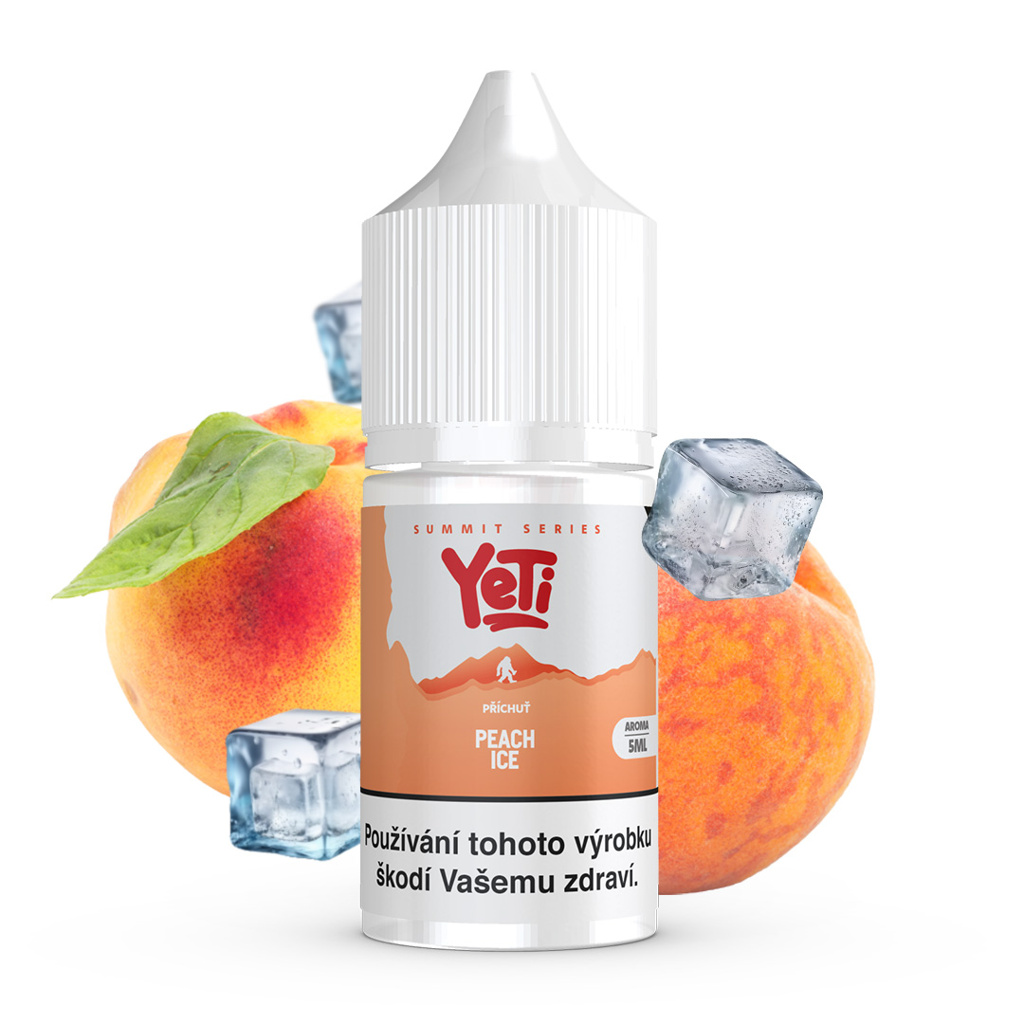 Příchuť Yeti Summit S&V: Peach Ice (Ledová broskev) – 5,0ml