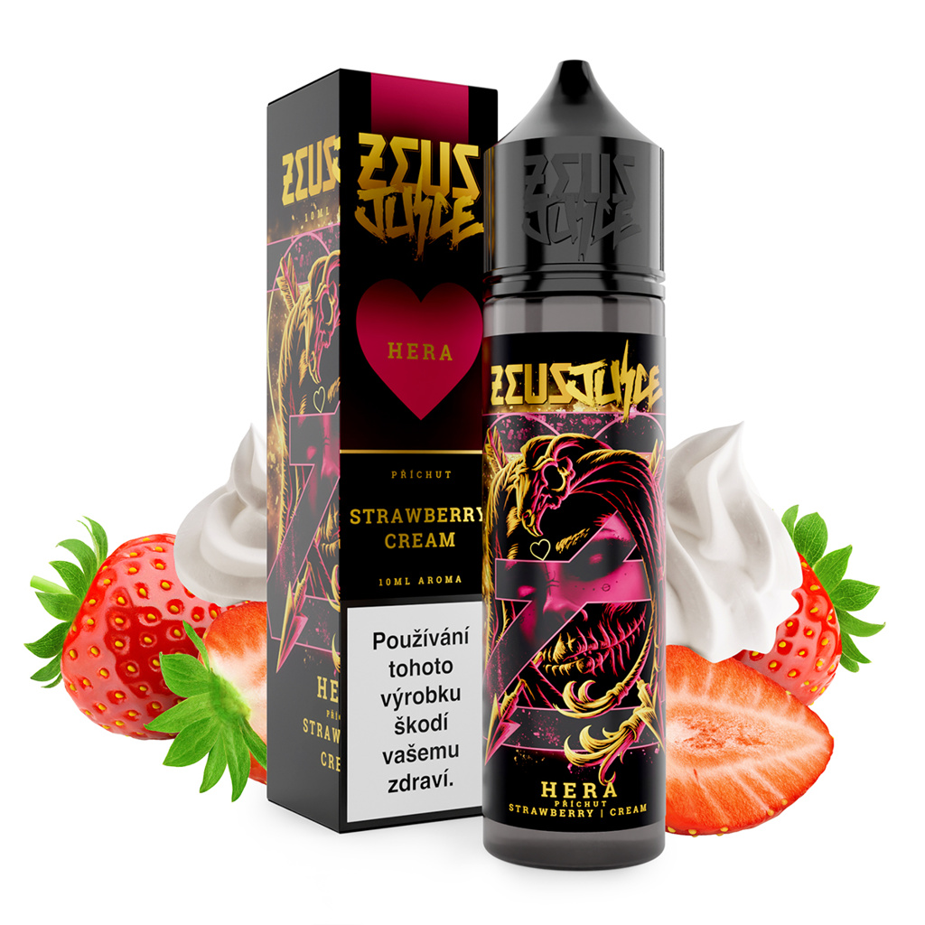 Příchuť Zeus Juice S&V: Hera (Krémové jahody) – 10ml