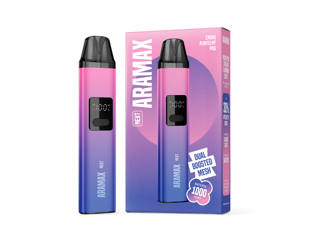 Aramax Next POD 20W 1000mAh – Růžovo fialová (Gradient Purple)