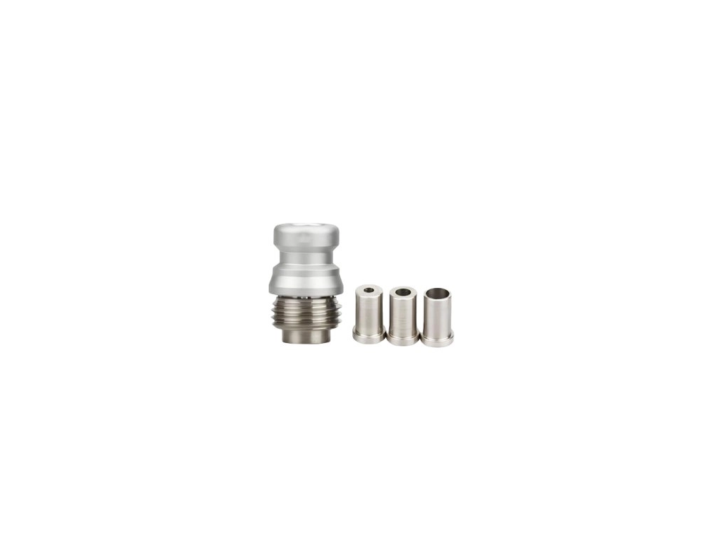 Boro Drip Tip s vyměnitelnými AFC redukcemi – Silver